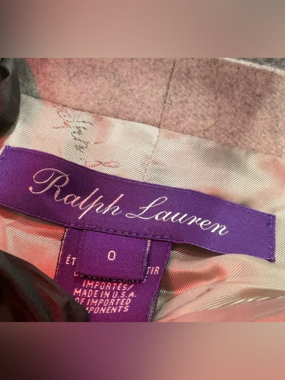Ralph Lauren Collection Purple Label Wool Jumpsuit Tuxedo Vest Pants Suit Gray 0 - Picture 4 of 5